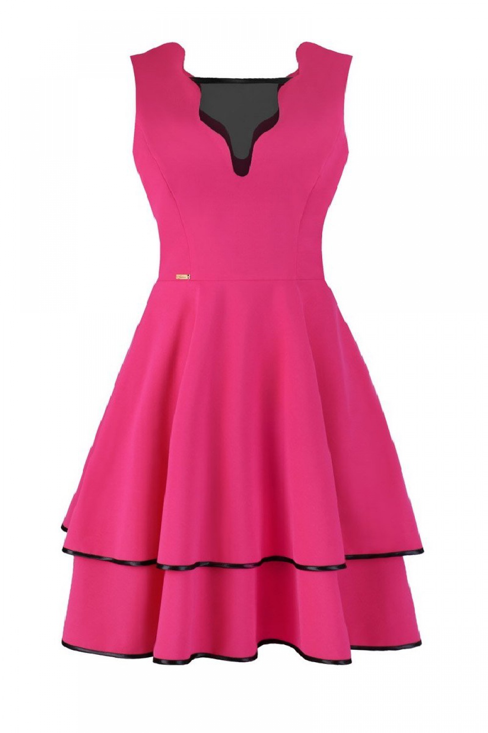 قطعة ملابس نسائية بوليستر عالي الجودة وإيلاستين لمرونة مريحة وتفاصيل شبكية شفافة ناعمة من Jersa – موديل 108510