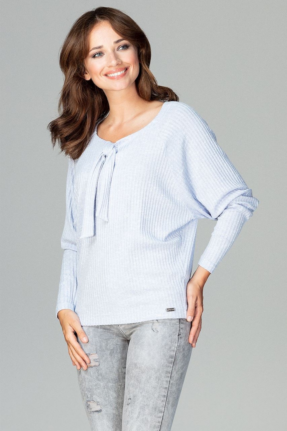 بلوزة نسائية فيسكوز مريح وبوليستر عالي الجودة وإيلاستين لمرونة مريحة من Lenitif – موديل 119667