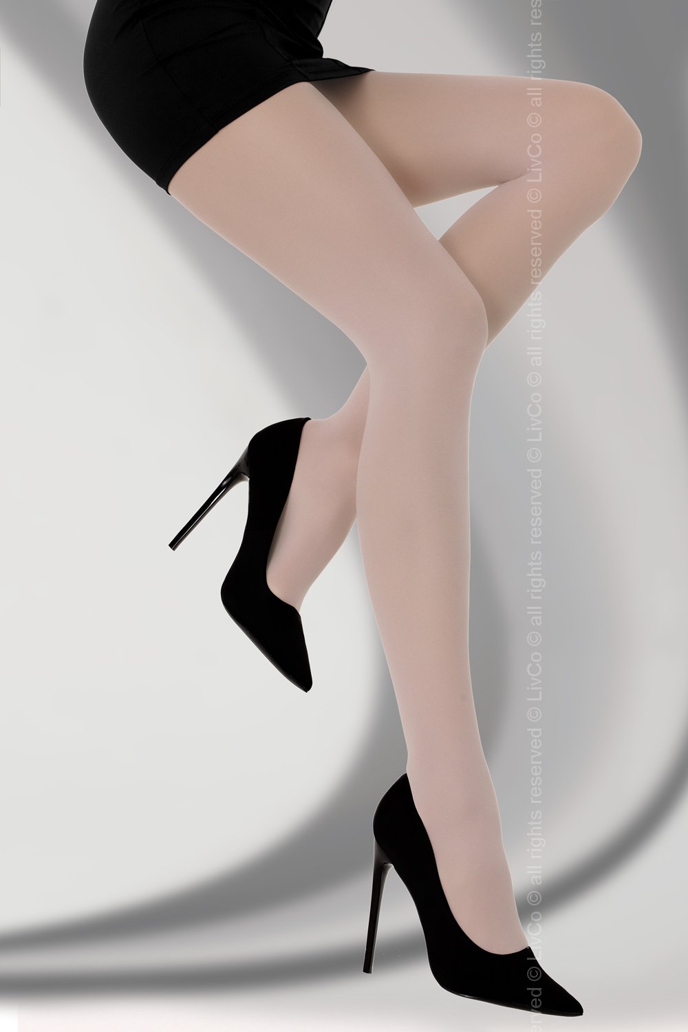 جوارب نسائية بولياميد وإيلاستين لمرونة مريحة من Fashion – موديل 126325