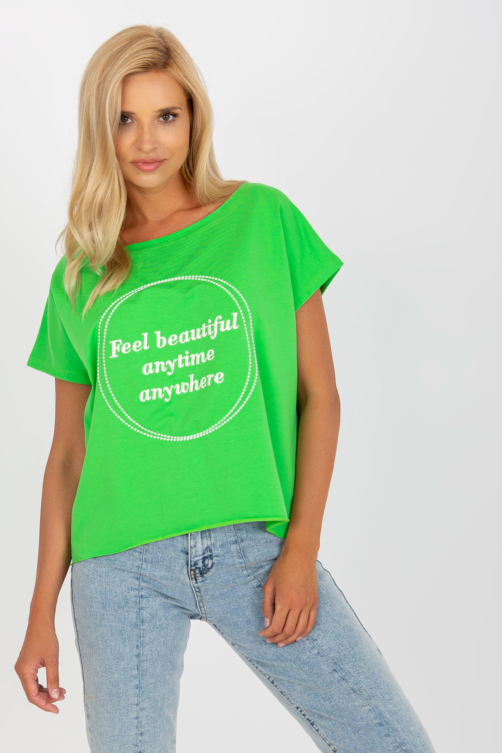 بلوزة نسائية قطن ناعم وإيلاستين لمرونة مريحة من Fancy – موديل 168279