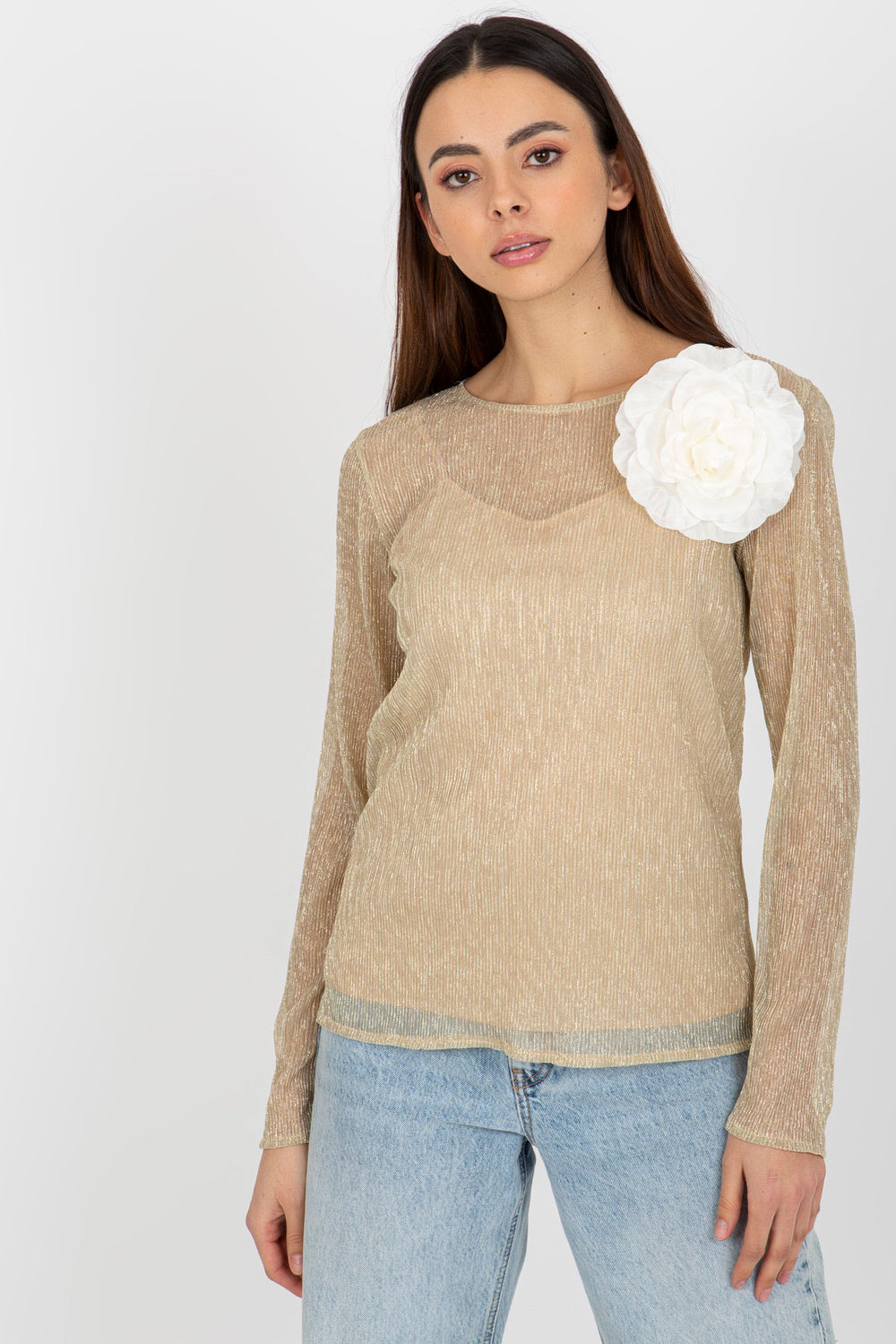 بلوزة نسائية بوليستر عالي الجودة من Lakerta – موديل 175478