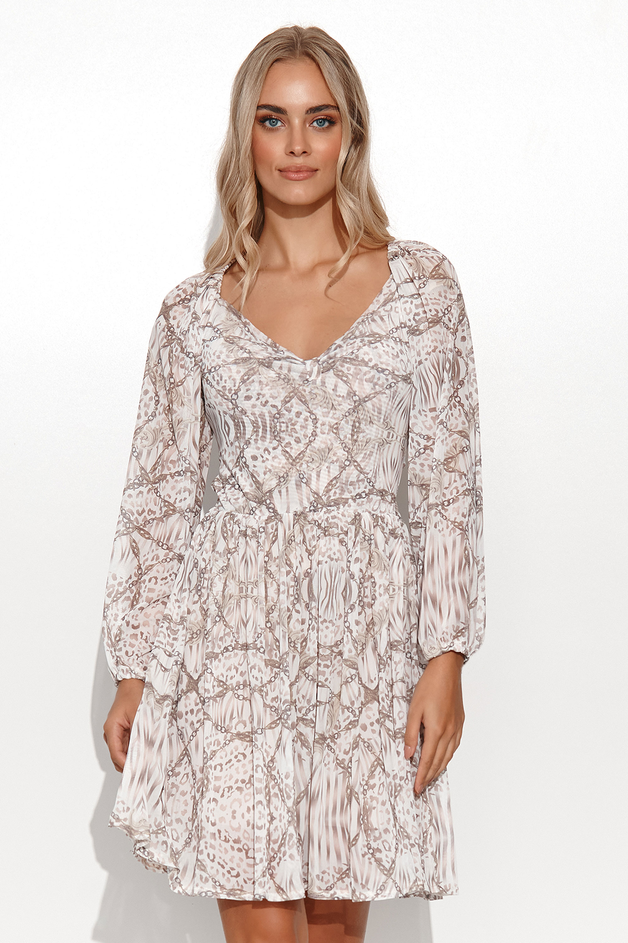 حمالة صدر نسائية بوليستر عالي الجودة وتفاصيل شبكية شفافة ناعمة من Makadamia – موديل 177883