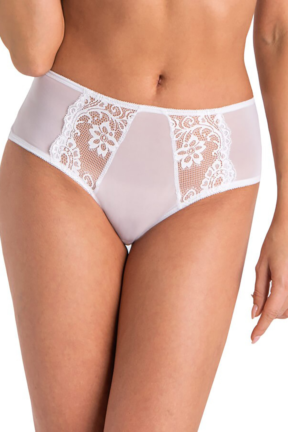 حمالة صدر نسائية قطن ناعم وبوليستر عالي الجودة وإيلاستين لمرونة مريحة ودانتيل أنيق وتفاصيل شبكية شفافة ناعمة من Teyli – موديل 183257