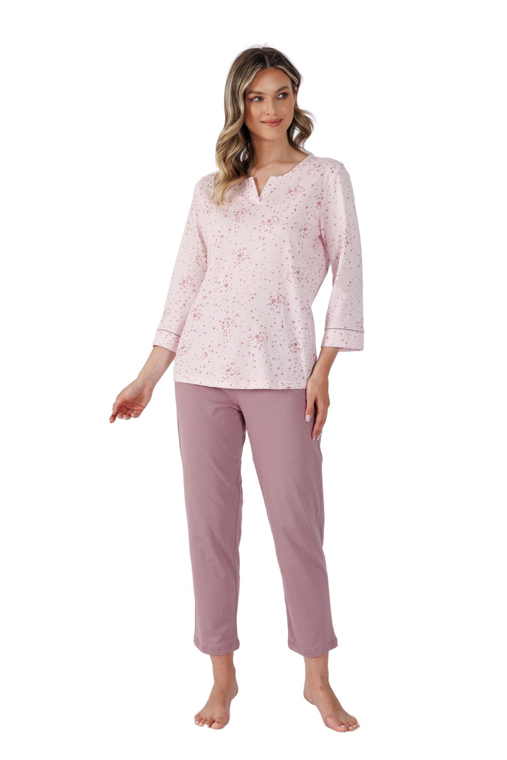 بيجاما نسائية قطن ناعم من M-Max – موديل 199781