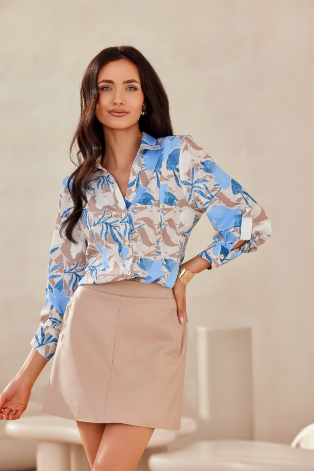 تنورة نسائية بوليستر عالي الجودة من Fashion – موديل 206956