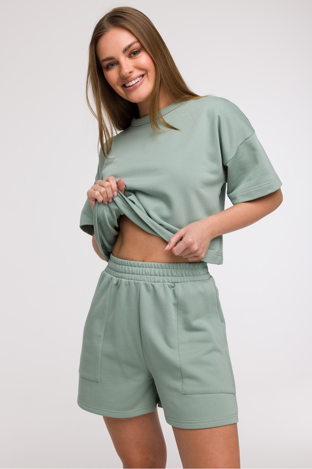 روب نسائي قطن ناعم وبوليستر عالي الجودة من BeWear – موديل 211515