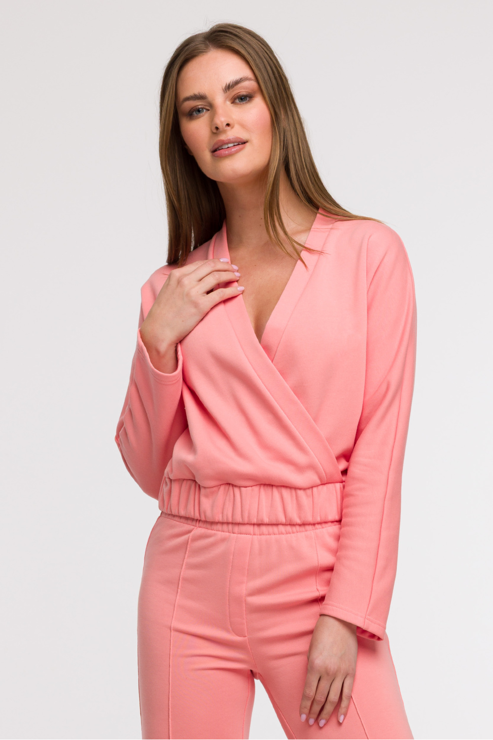 بلوزة نسائية قطن ناعم وبوليستر عالي الجودة من BeWear – موديل 211534