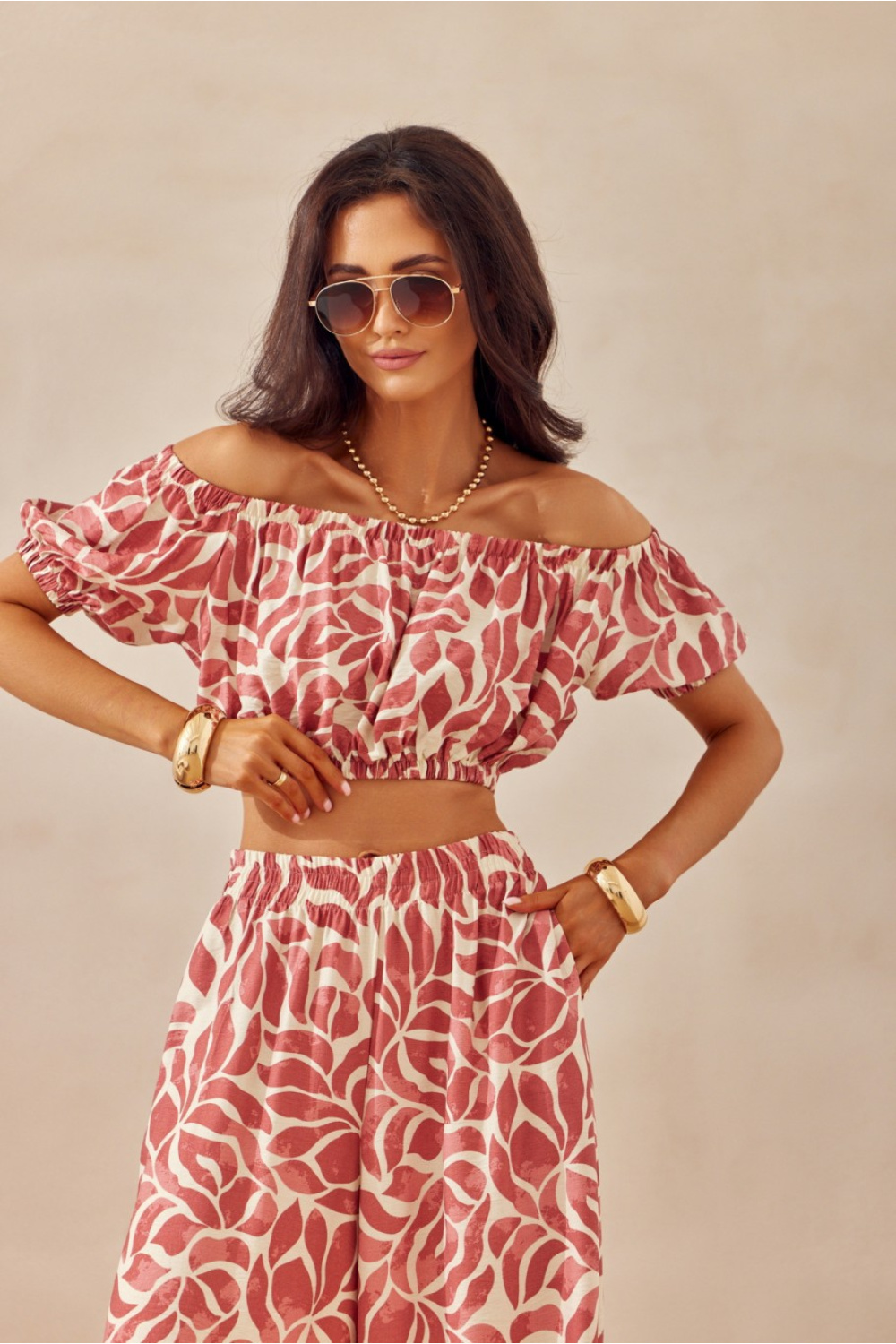 بلوزة نسائية قطن ناعم وفيسكوز مريح من Fashion – موديل 214548