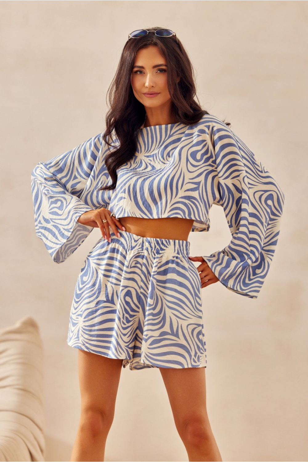 بلوزة نسائية فيسكوز مريح من Fashion – موديل 214551