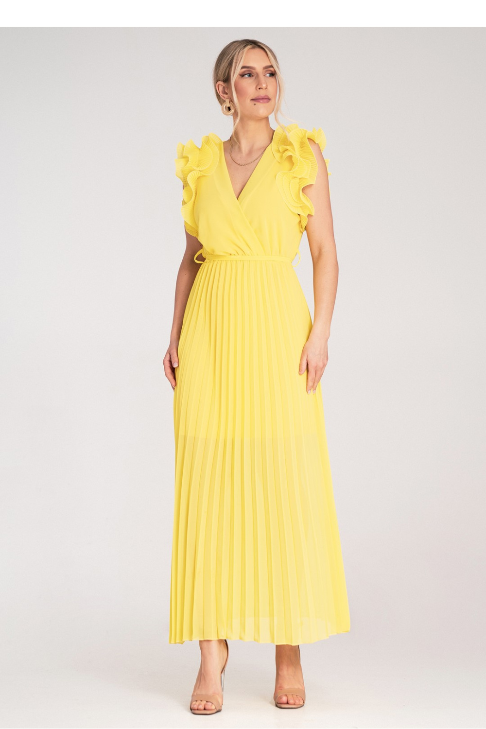 فستان نسائي بوليستر عالي الجودة من Figl – موديل 214770