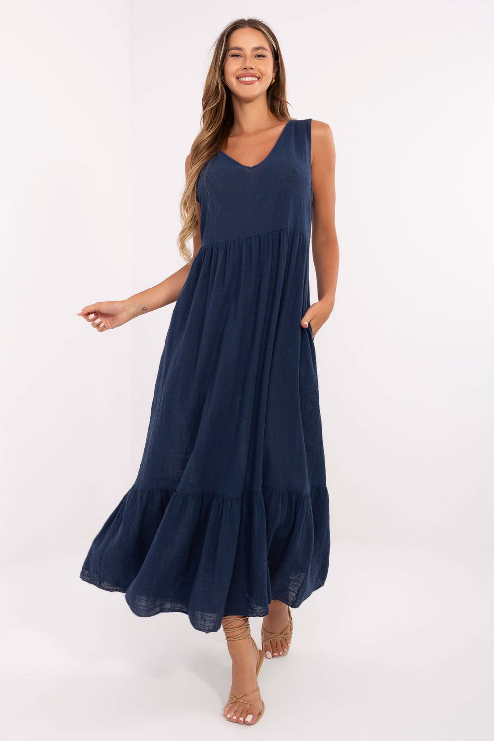 روب نسائي قطن ناعم من Bella – موديل 215395