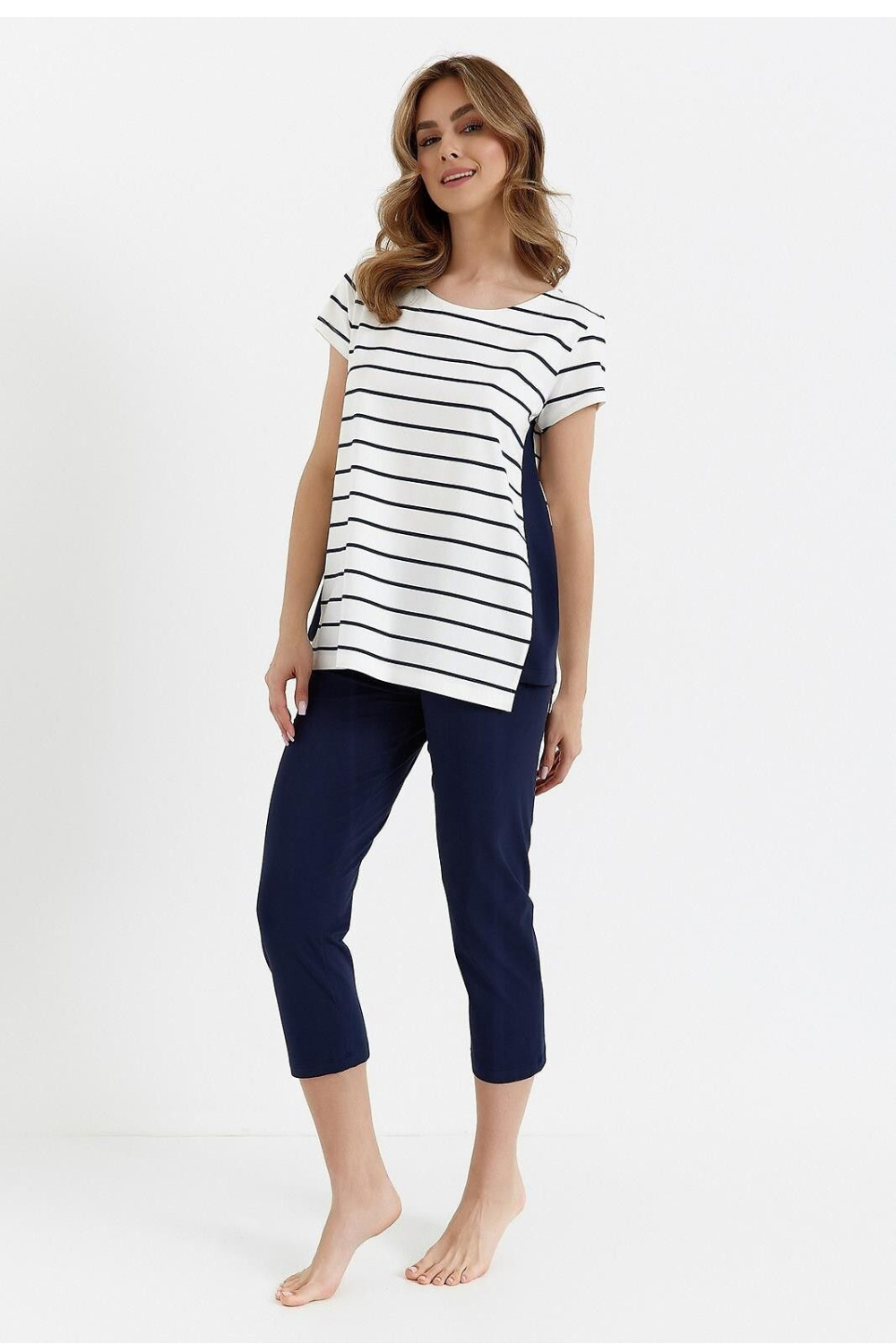 بيجاما نسائية قطن ناعم وإيلاستين لمرونة مريحة من Cana – موديل 215764