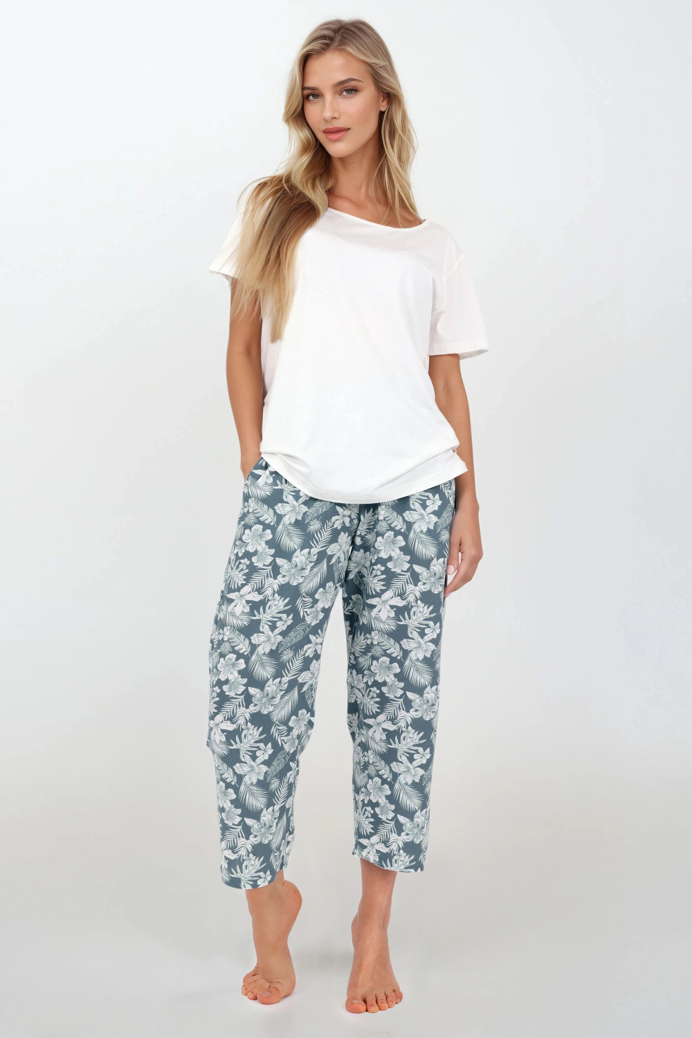 بيجاما نسائية فيسكوز مريح وإيلاستين لمرونة مريحة من Me – موديل 215914