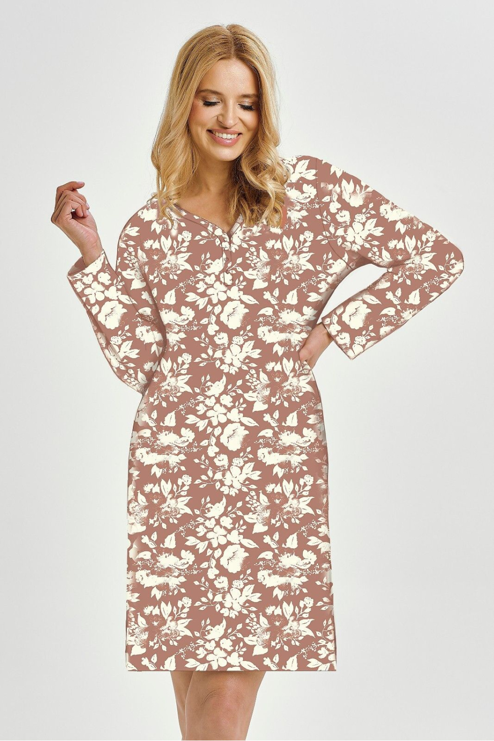 قميص نوم نسائي قطن ناعم من Taro – موديل 216258