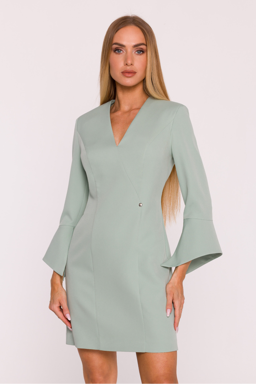 فستان نسائي بوليستر عالي الجودة وإيلاستين لمرونة مريحة من Moe – موديل 216605