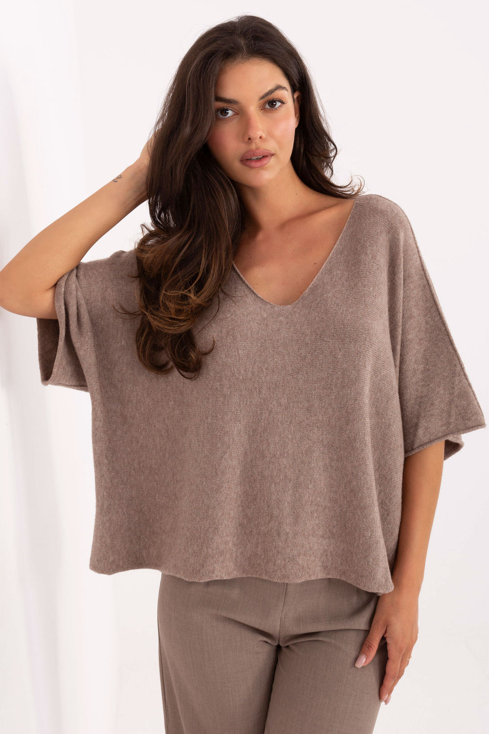 Short sleeve sweater model 216681 Italy Moda