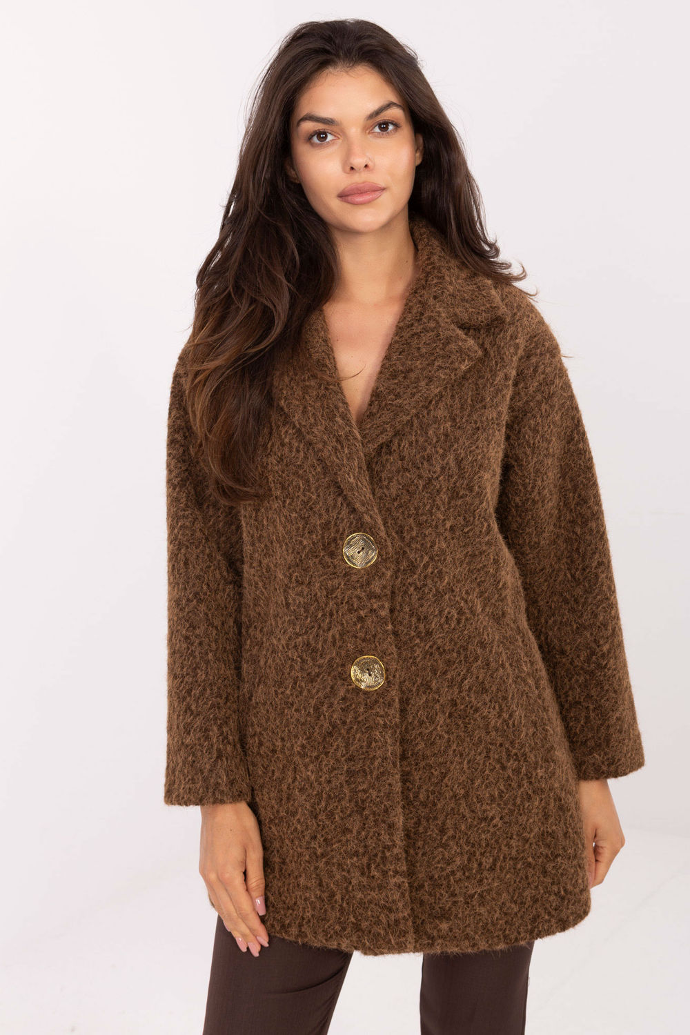Coat model 217445 Factory Price