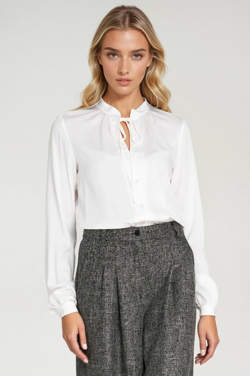 بلوزة نسائية فيسكوز مريح من Nife – موديل 217587