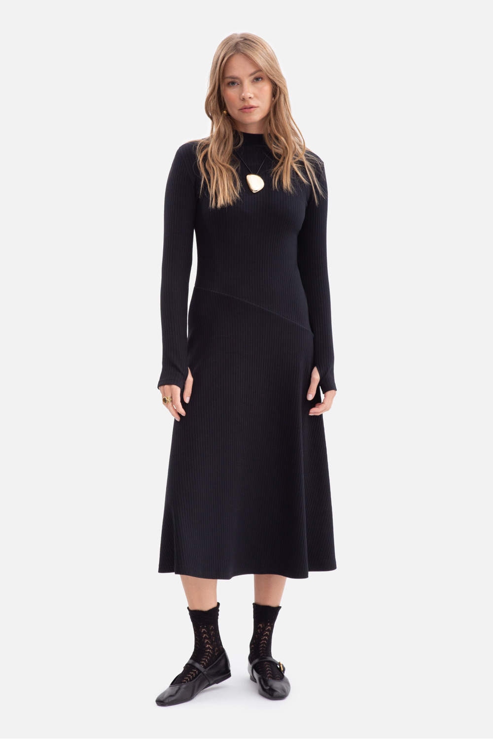 فستان نسائي قطن ناعم وإيلاستين لمرونة مريحة من BeWear – موديل 218669