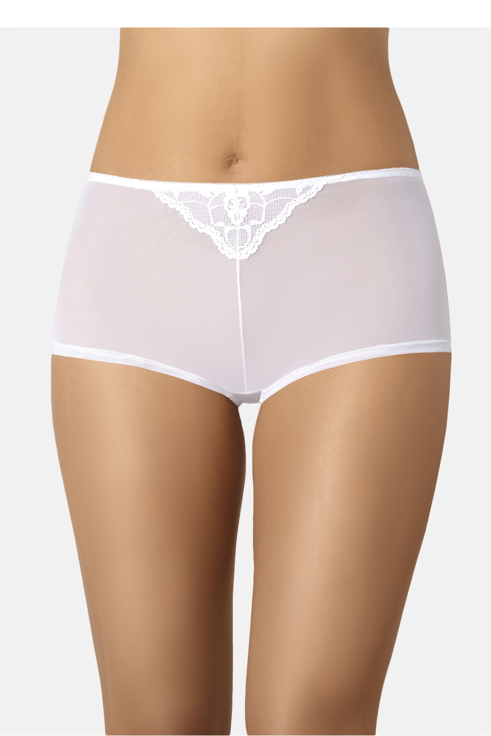 سروال داخلي نسائي قطن ناعم وبوليستر عالي الجودة وإيلاستين لمرونة مريحة ودانتيل أنيق وتفاصيل شبكية شفافة ناعمة من Teyli – موديل 220159