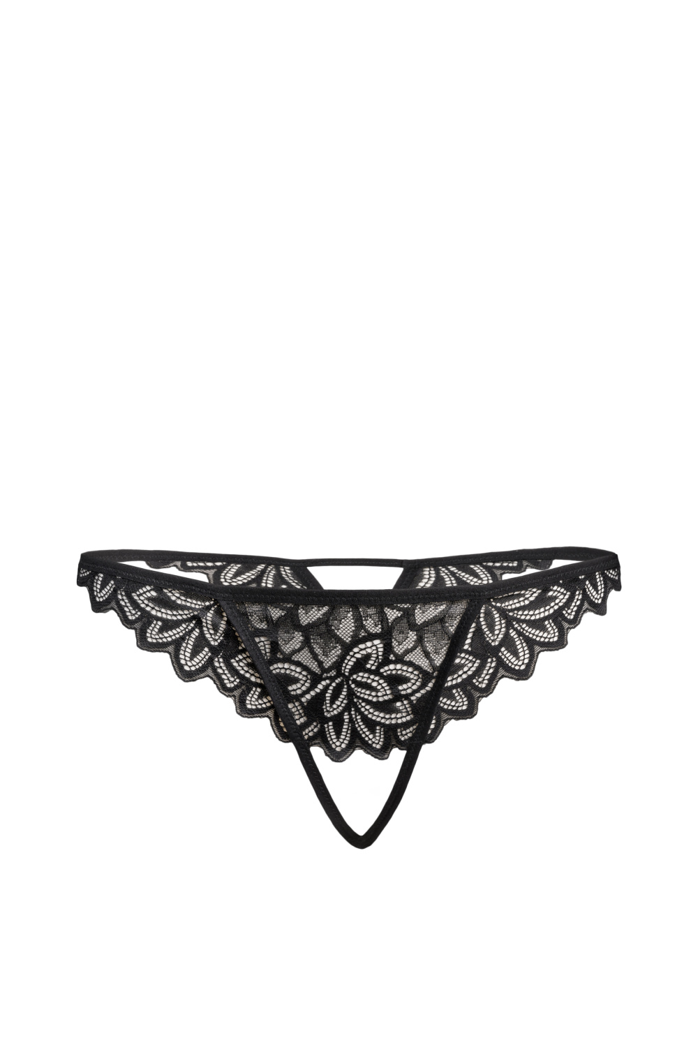 سروال داخلي سترينغ نسائي بولياميد وإيلاستين لمرونة مريحة ودانتيل أنيق من Teyli – موديل 220164