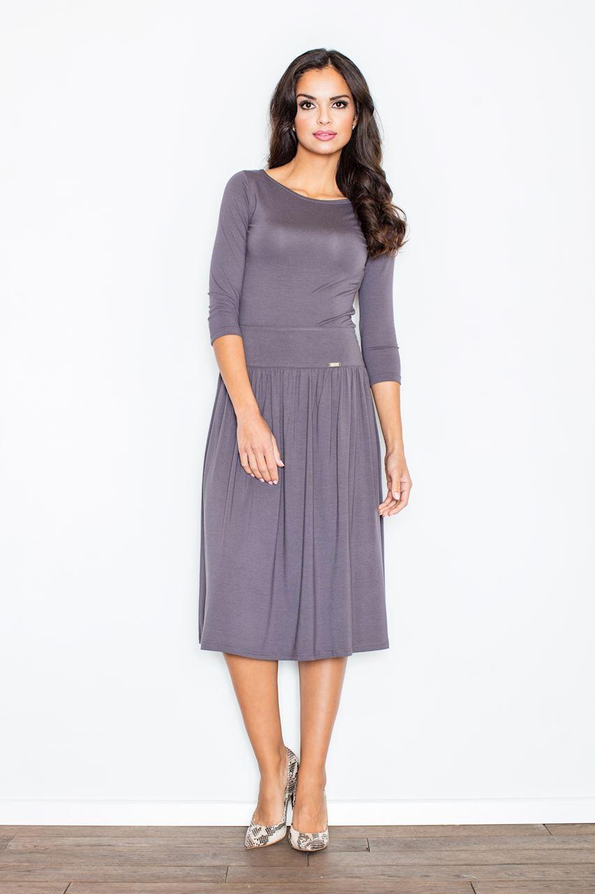 تنورة نسائية فيسكوز مريح وإيلاستين لمرونة مريحة من Figl – موديل 43886