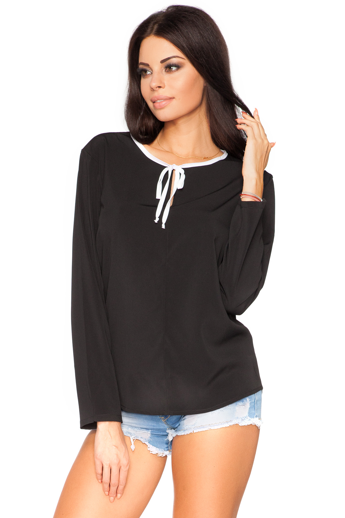 بلوزة نسائية بوليستر عالي الجودة من Tessita – موديل 44355