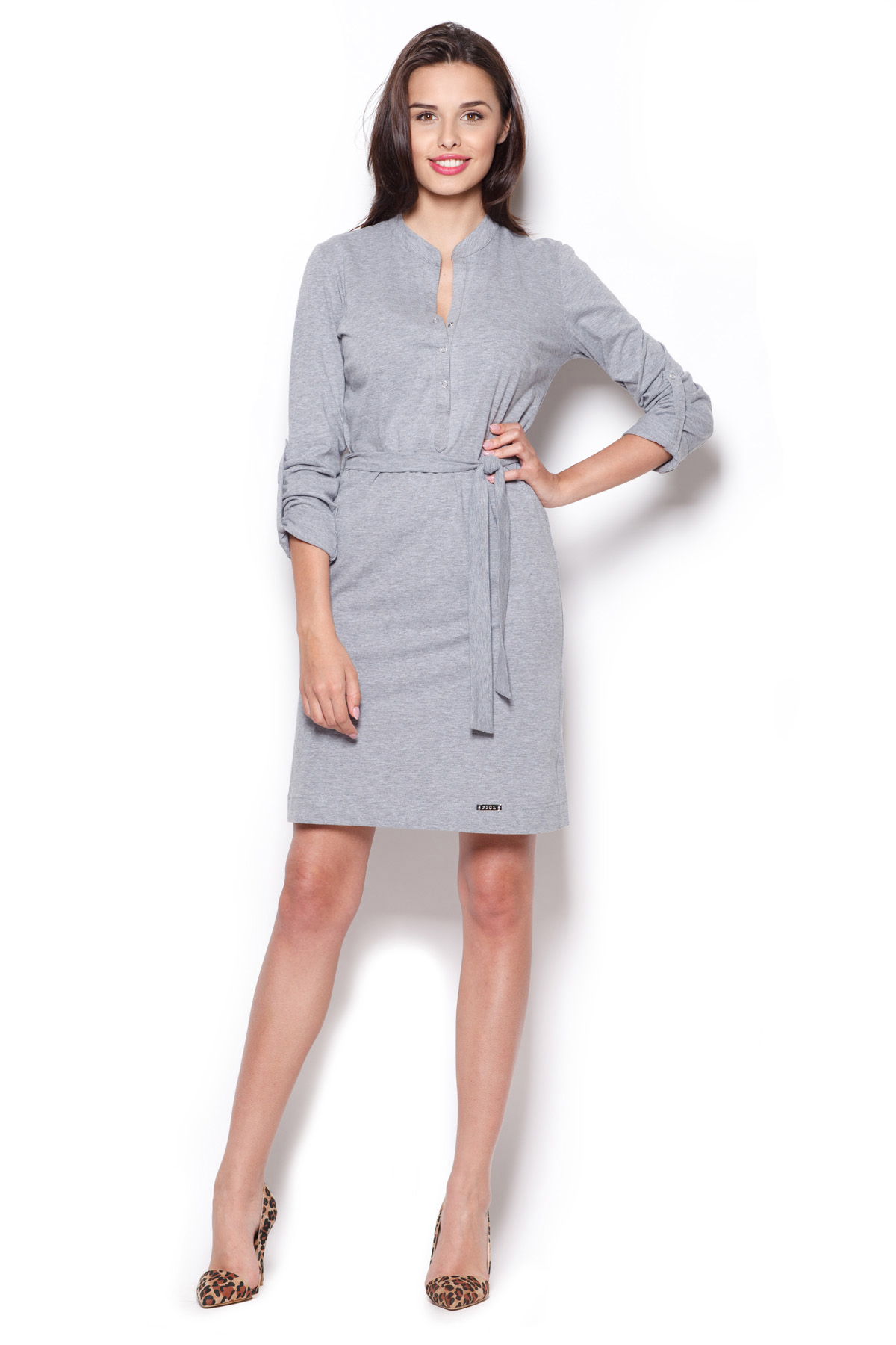 سويت شيرت نسائي قطن ناعم وإيلاستين لمرونة مريحة من Figl – موديل 44468