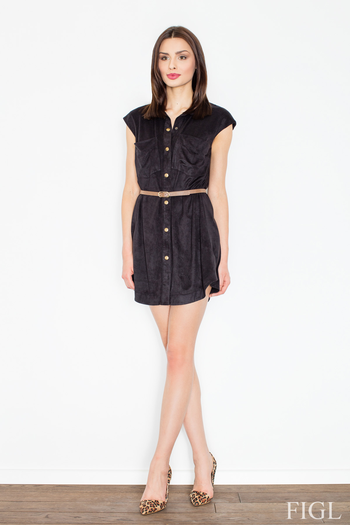 ليجينز نسائي بوليستر عالي الجودة وإيلاستين لمرونة مريحة من Figl – موديل 52577