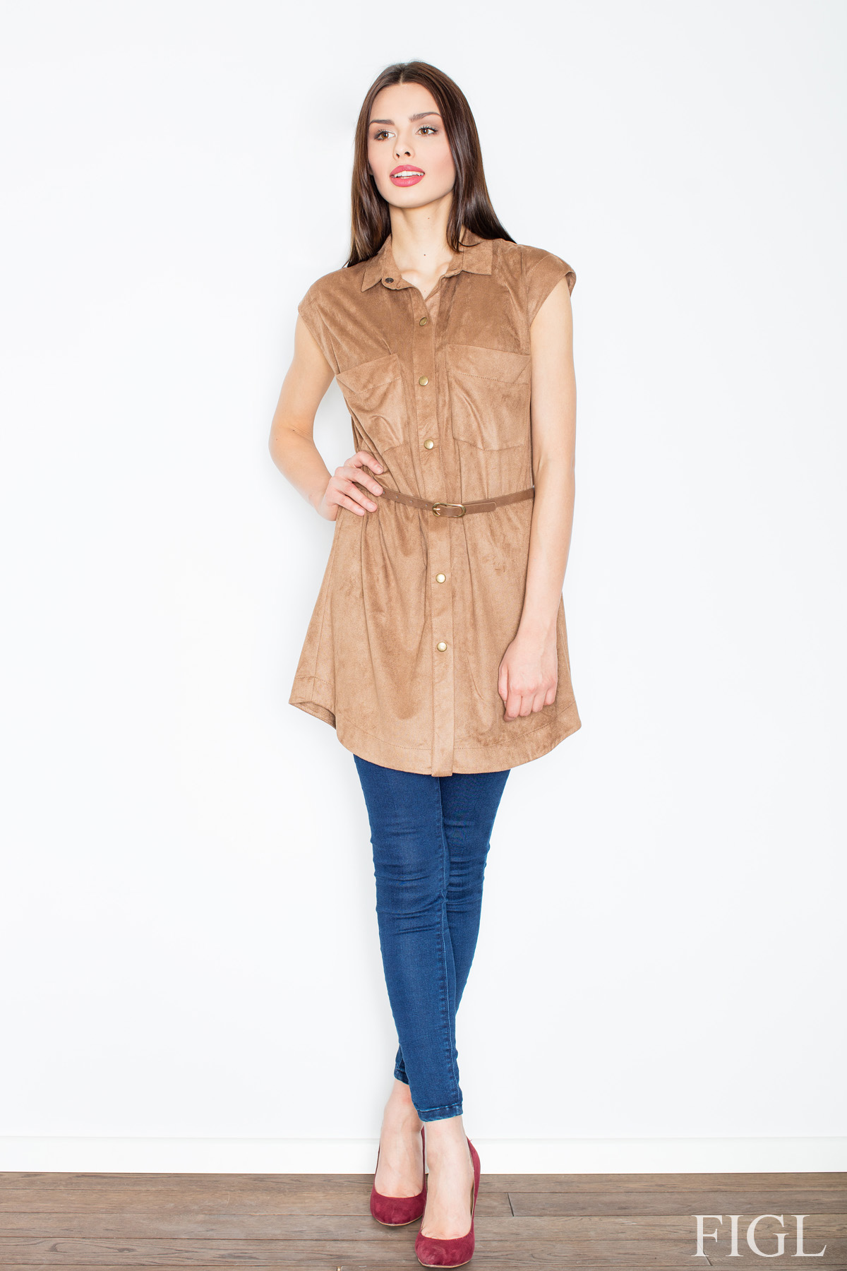 ليجينز نسائي بوليستر عالي الجودة وإيلاستين لمرونة مريحة من Figl – موديل 52578