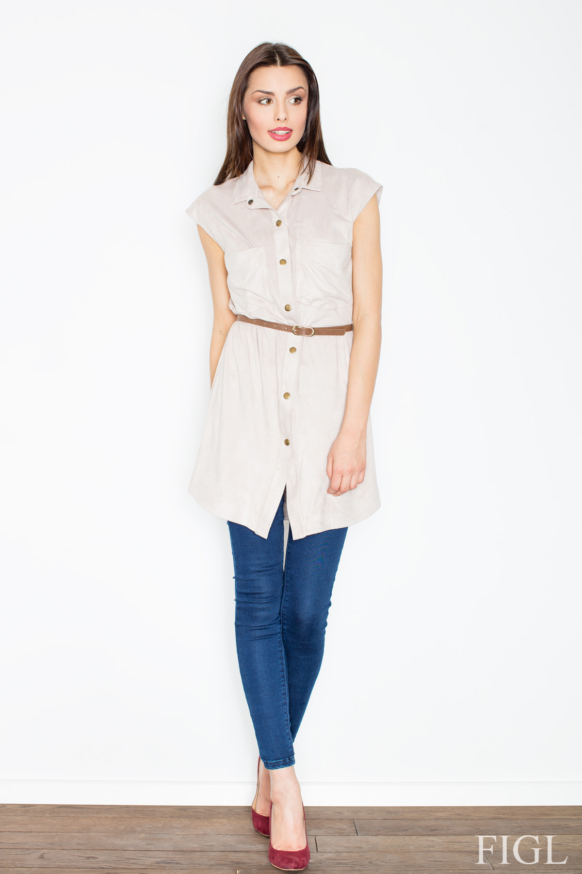 ليجينز نسائي بوليستر عالي الجودة وإيلاستين لمرونة مريحة من Figl – موديل 52579